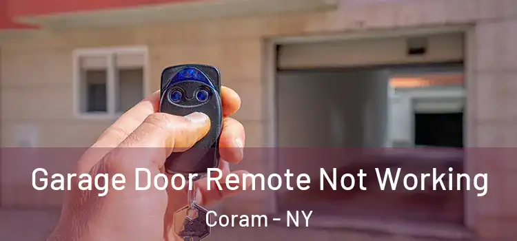  Garage Door Remote Not Working Coram - NY